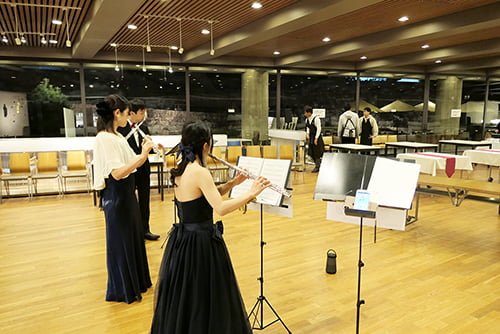 学会パーティ演奏 フルート出張演奏