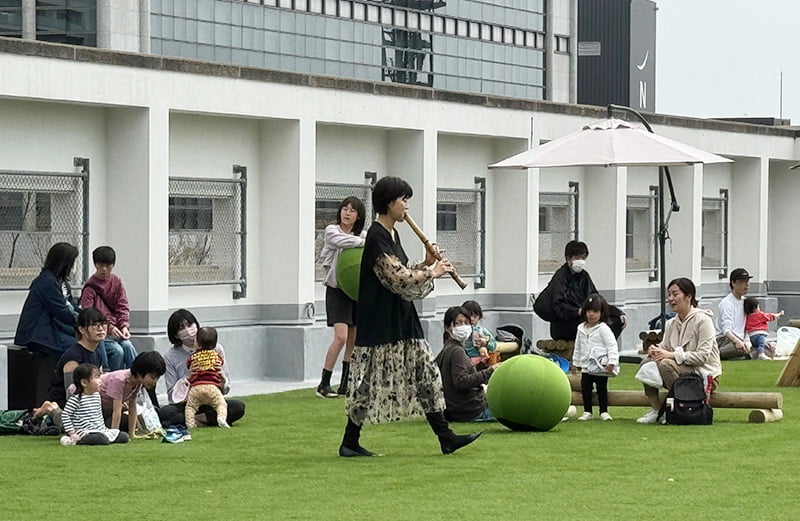 ナラマルシェ・尺八ライブ